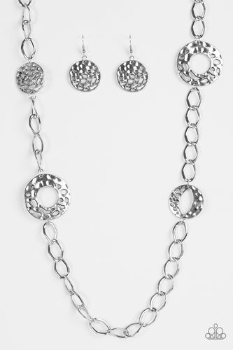 Industrial Mayhem-Just Because Jewels, Paparazzi Accessories-Silver-Just Because Jewels