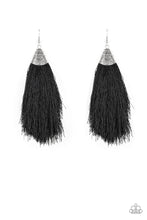 Load image into Gallery viewer, Tassel Temptress-Just Because Jewels, Paparazzi Accessories-Black-Just Because Jewels