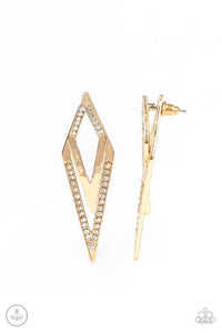 Point-BANK-Just Because Jewels, Paparazzi Accessories-Gold-Just Because Jewels