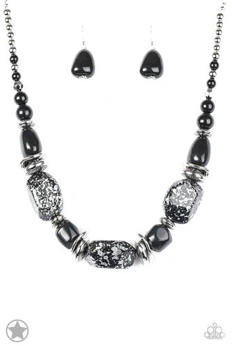 In Good Glazes-Just Because Jewels, Paparazzi Accessories-Black-Just Because Jewels