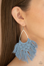 Load image into Gallery viewer, Oh MACRAME, Oh My - Blue-Jewelry-Just Because Jewels, Paparazzi Accessories-Just Because Jewels