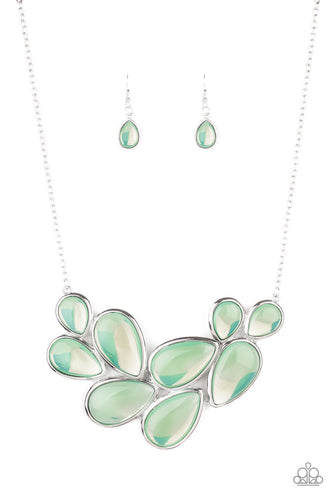 Iridescently Irresistible - Green-Just Because Jewels, Paparazzi Accessories-Just Because Jewels