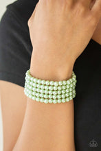 Load image into Gallery viewer, Pearl Bliss - Green-Just Because Jewels, Paparazzi Accessories-Just Because Jewels