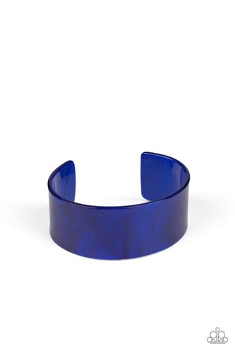 Glaze Over-Just Because Jewels, Paparazzi Accessories-Blue-Just Because Jewels