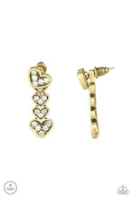 Load image into Gallery viewer, Heartthrob Twinkle-Just Because Jewels, Paparazzi Accessories-Brass-Just Because Jewels