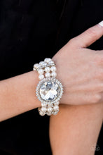 Load image into Gallery viewer, Speechless Sparkle - White-Just Because Jewels, Paparazzi Accessories-Just Because Jewels