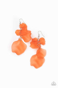 Fragile Florals - Orange-Just Because Jewels, Paparazzi Accessories-Just Because Jewels