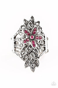 Formal Floral - Pink-Just Because Jewels, Paparazzi Accessories-Just Because Jewels