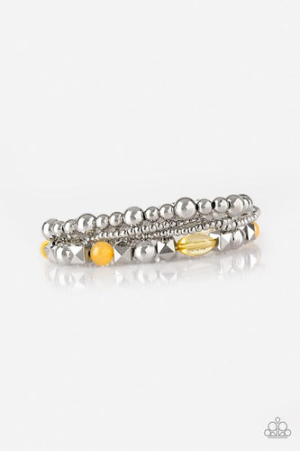 Babe-alicious – Yellow-Jewelry-Just Because Jewels, Paparazzi Accessories-Just Because Jewels