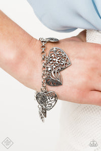 Completely Devoted – Silver-Jewelry-Just Because Jewels, Paparazzi Accessories-Just Because Jewels