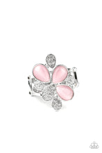 Load image into Gallery viewer, Diamond Daisies - Pink Ring-Paparazzi Accessories, Just Because Jewels-Just Because Jewels