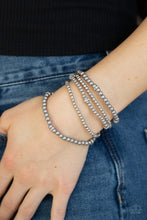 Load image into Gallery viewer, Fiercely Frosted - Silver-Just Because Jewels, Paparazzi Accessories-Just Because Jewels