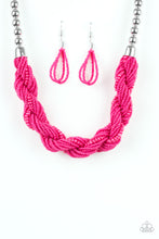 Load image into Gallery viewer, Savannah Surfin’-Just Because Jewels, Paparazzi Accessories-Pink-Just Because Jewels