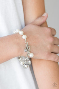 More Amour - White-Just Because Jewels, Paparazzi Accessories-Just Because Jewels