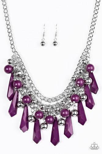 Diva Dynamics - Purple-Jewelry-Just Because Jewels, Paparazzi Accessories-Just Because Jewels