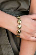 Load image into Gallery viewer, Fabulously Flashy - Brass-Just Because Jewels, Paparazzi Accessories-Just Because Jewels