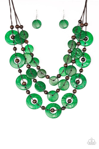 Catalina Coastin’-Jewelry-Just Because Jewels, Paparazzi Accessories-Green-Just Because Jewels