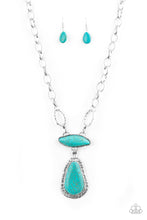 Load image into Gallery viewer, Rural Rapture - Blue-Just Because Jewels, Paparazzi Accessories-Just Because Jewels