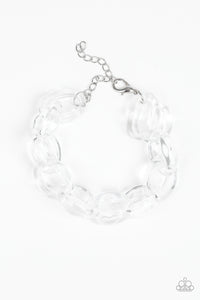 Ice Ice Baby - White-Just Because Jewels, Paparazzi Accessories-Just Because Jewels