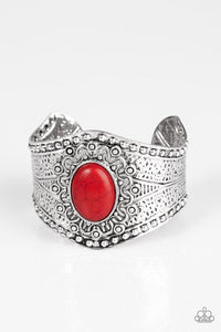 Mojave Majesty - Red-Just Because Jewels, Paparazzi Accessories-Just Because Jewels