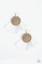 Load image into Gallery viewer, Foxtrot Fringe-Just Because Jewels, Paparazzi Accessories-White-Just Because Jewels