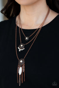 Desert Daydream - Copper-Jewelry-Just Because Jewels, Paparazzi Accessories-Just Because Jewels