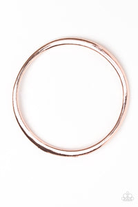 Awesomely Asymmetrical - Rose Gold-Jewelry-Just Because Jewels, Paparazzi Accessories-Just Because Jewels