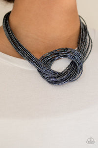 Knotted Knockout-Just Because Jewels, Paparazzi Accessories-Just Because Jewels