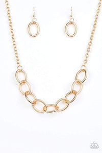 Boldly Bronx Gold-Jewelry-Just Because Jewels, Paparazzi Accessories-Just Because Jewels