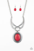 Load image into Gallery viewer, Divide and RULER - Red-Jewelry-Just Because Jewels, Paparazzi Accessories-Just Because Jewels