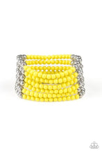 Load image into Gallery viewer, LAYER It On Thick - Yellow-Just Because Jewels, Paparazzi Accessories-Just Because Jewels