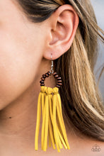 Load image into Gallery viewer, Easy To PerSUEDE - Yellow-Jewelry-Just Because Jewels, Paparazzi Accessories-Just Because Jewels