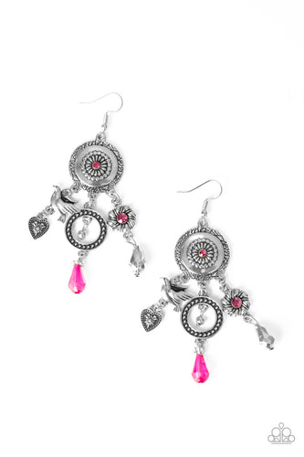 Springtime Essence - Pink-Jewelry-Just Because Jewels, Paparazzi Accessories-Just Because Jewels