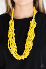 Load image into Gallery viewer, Tahiti Tropic-Just Because Jewels, Paparazzi Accessories-Yellow-Just Because Jewels