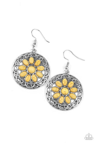 Mesa Oasis - Yellow-Just Because Jewels, Paparazzi Accessories-Just Because Jewels