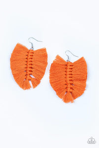 Knotted Native-Just Because Jewels, Paparazzi Accessories-Orange-Just Because Jewels