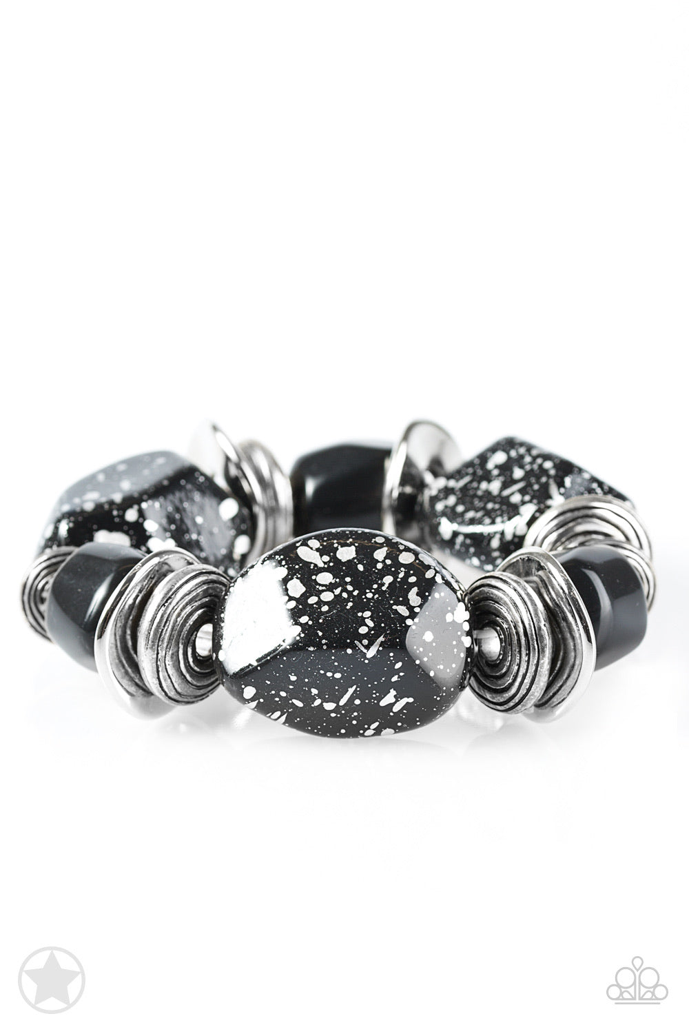 Glaze of Glory-Just Because Jewels, Paparazzi Accessories-Black-Just Because Jewels