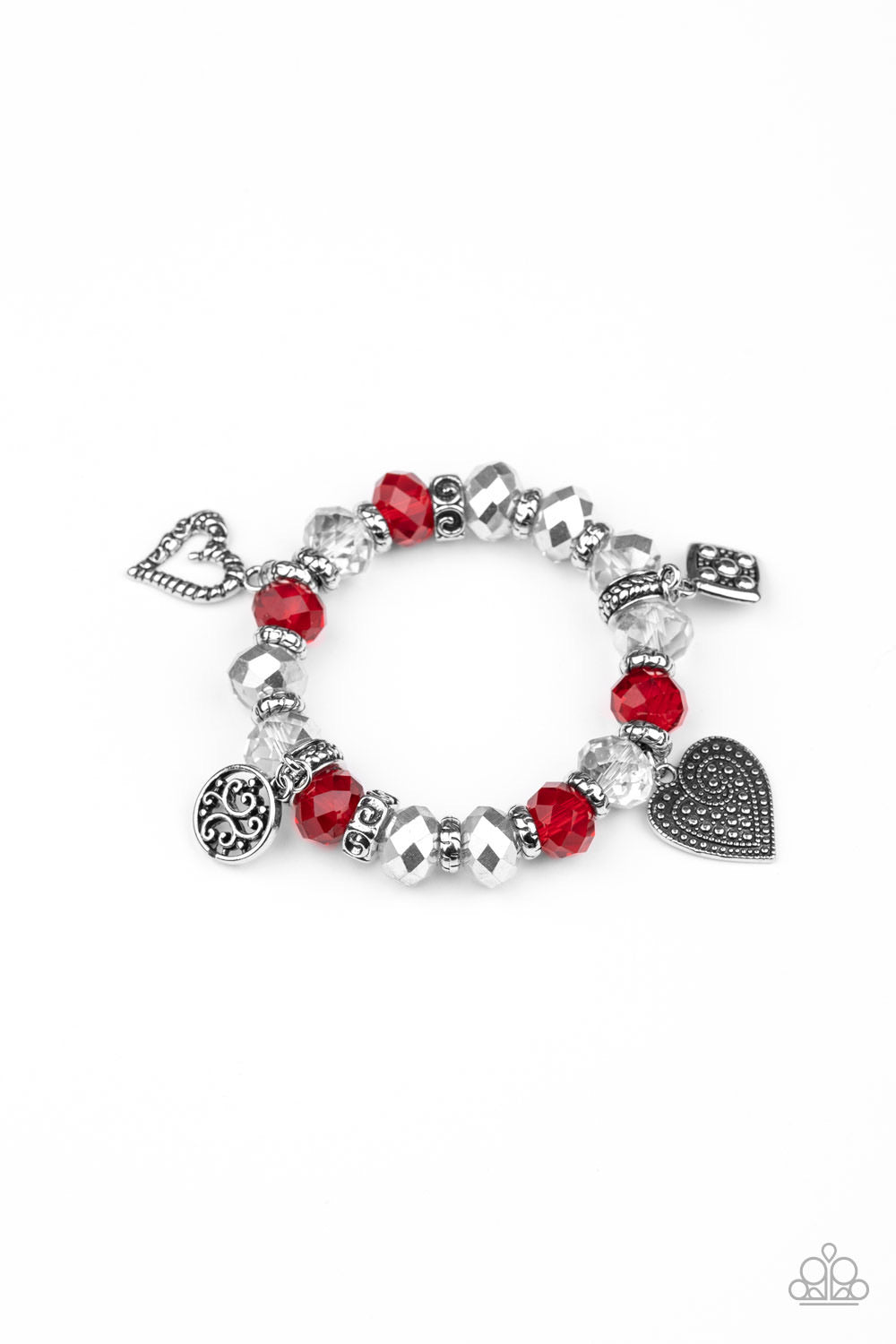 Fabulously Flirty - Red-Just Because Jewels, Paparazzi Accessories-Just Because Jewels