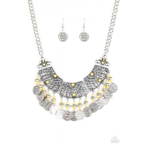 I am EMPRESS-ed-Just Because Jewels, Paparazzi Accessories-Yellow-Just Because Jewels