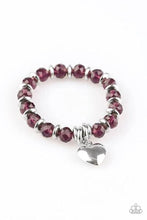 Load image into Gallery viewer, Need I Say AMOUR? Purple-Just Because Jewels, Paparazzi Accessories-Just Because Jewels