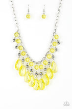 Load image into Gallery viewer, Beauty School Drop Out - Yellow-Jewelry-Just Because Jewels, Paparazzi Accessories-Just Because Jewels