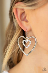 Heart Candy Couture - White-Jewelry-Just Because Jewels, Paparazzi Accessories-Just Because Jewels