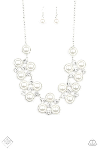 Night at the Symphony - White-Just Because Jewels, Paparazzi Accessories-Just Because Jewels