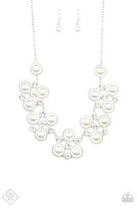 Night at the Symphony - White-Just Because Jewels, Paparazzi Accessories-Just Because Jewels