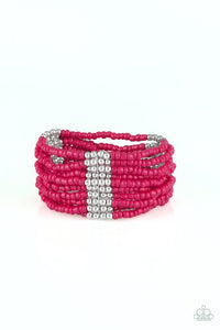 Outback Odyssey - Pink-Jewelry-Just Because Jewels, Paparazzi Accessories-Just Because Jewels