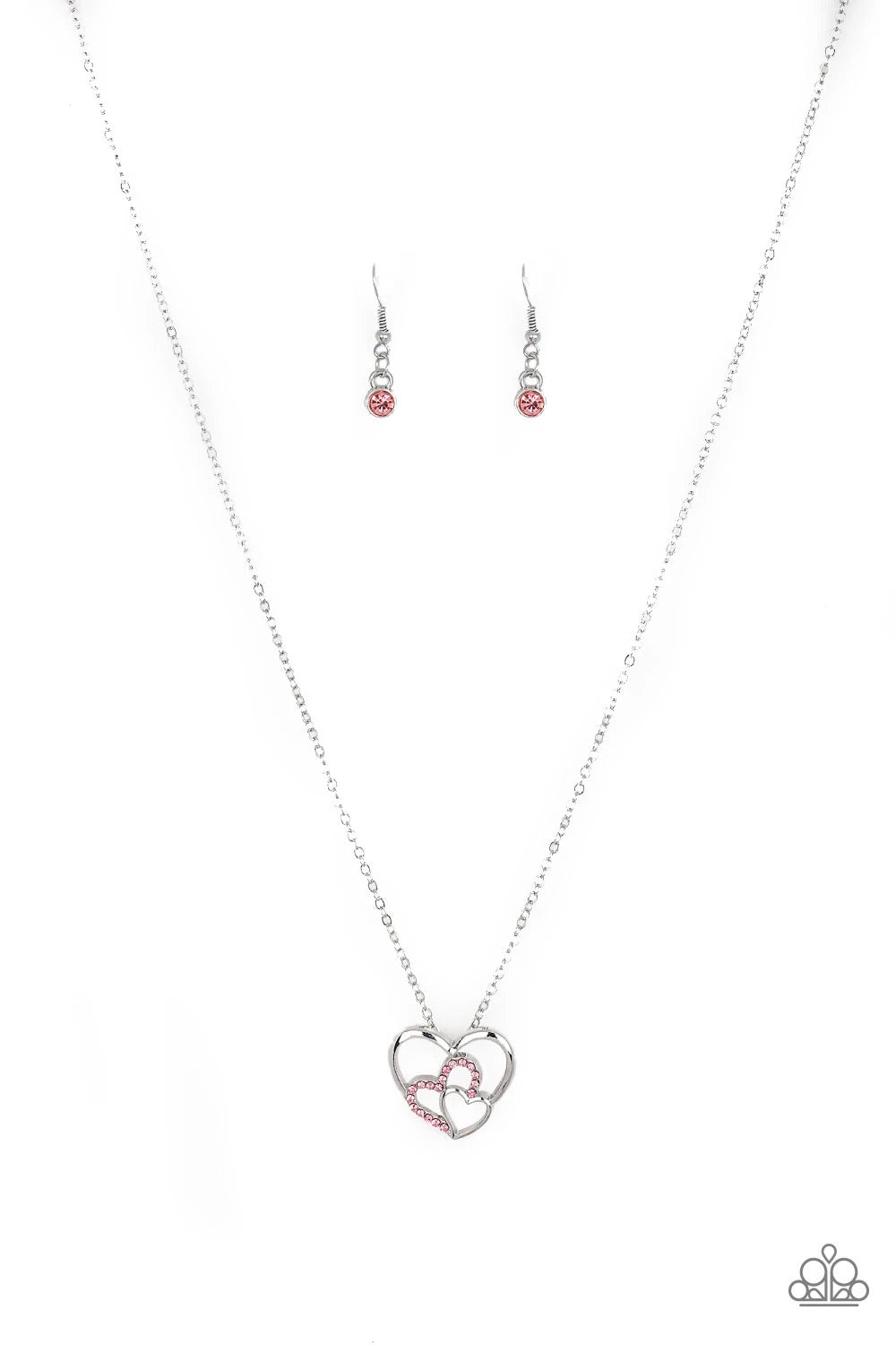 Follow your HEARTTHROB - Pink-Jewelry-Just Because Jewels, Paparazzi Accessories-Just Because Jewels