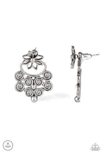 Garden Spindrift - Silver-Just Because Jewels, Paparazzi Accessories-Just Because Jewels