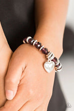 Load image into Gallery viewer, Need I Say AMOUR? Purple-Just Because Jewels, Paparazzi Accessories-Just Because Jewels