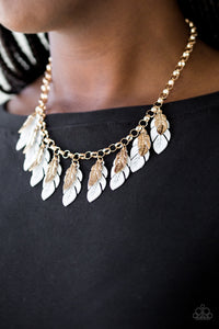 Rule The Roost - White-Just Because Jewels, Paparazzi Accessories-Just Because Jewels