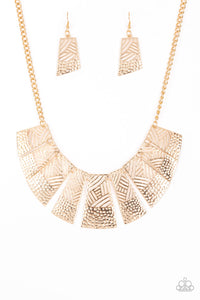 Jungle Cat Jam Gold-Just Because Jewels, Paparazzi Accessories-Just Because Jewels